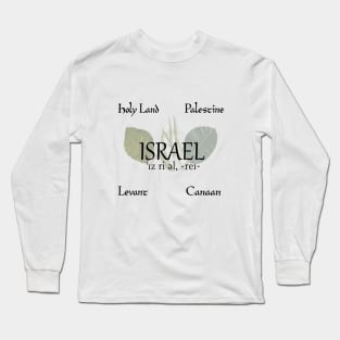 Israel-el Long Sleeve T-Shirt